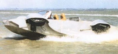 Амфибия aquada самая быстрая земноводная машина в мире