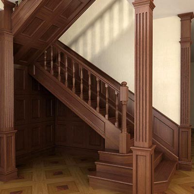 Деревянные лестницы для частных домов