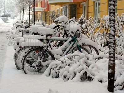 Как и в чем ездить на велосипеде зимой