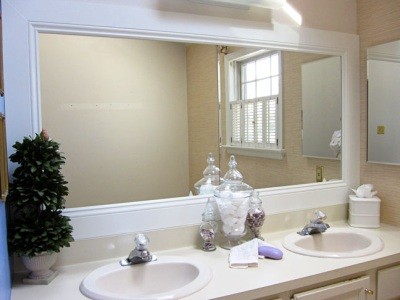 Как сделать раму для зеркала в ванной комнате – декор своими руками