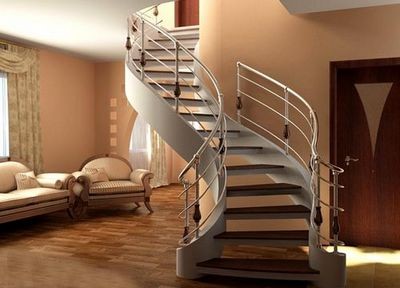 Выбор лестницы для загородного дома